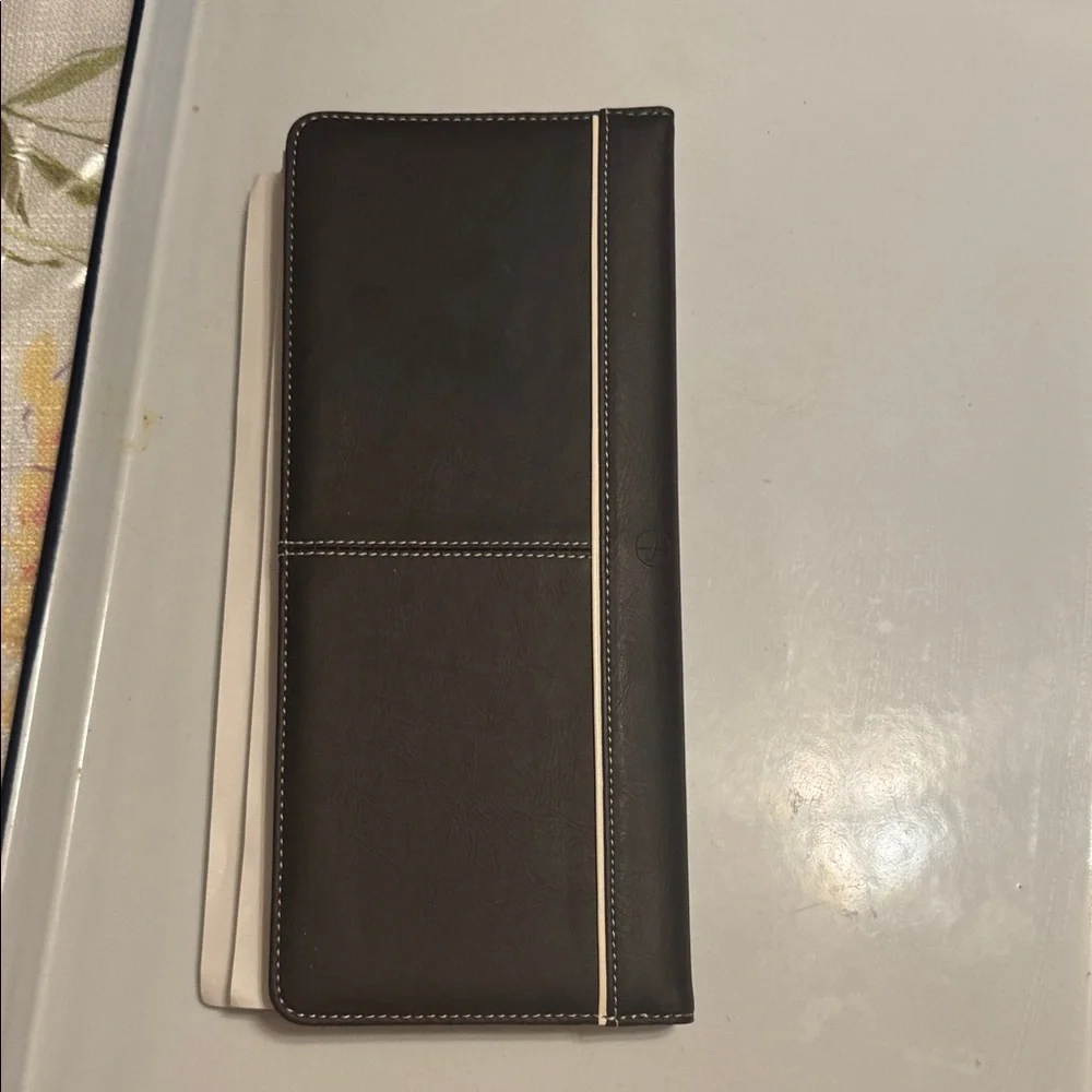Foray Business Cardfolio Business Card Holder Brown